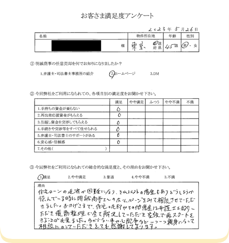 回答書
